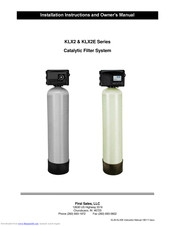 Avid Water Systems KLX2E Series Installation Instructions And Owner's Manual