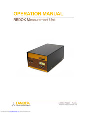Lambda REDOX Operation Manual