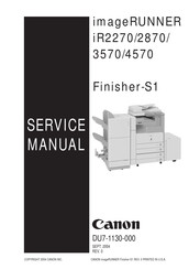 Canon Staple Finisher-S1 Service Manual