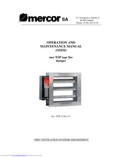 Mercor mcr WIP EI60S Operation And Maintenance Manual