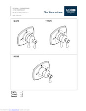 Grohe 19 822 User Manual