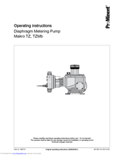 ProMinent Makro TZMb Operating Instructions Manual