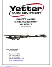 Yetter 8500-038 Owner's Manual