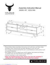 Taurus NOVA1800 Assembly & Instruction Manual