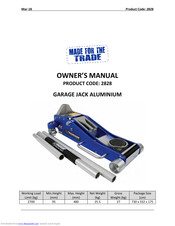 TradeQuip 2828 Owner's Manual