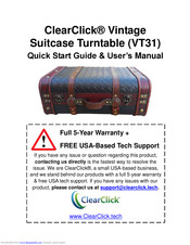 ClearClick VT31 Quick Start Manual And User Manual