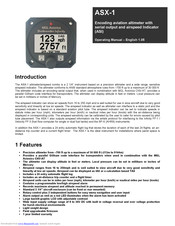 MGL Avionics ASX-1 Operating Manual