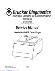 Drucker Diagnostics 842VES Service Manual
