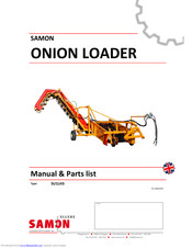 Samon ONION LOADER Manual & Parts List