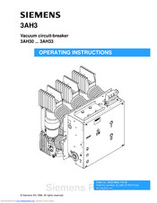 Siemens 3AH3 Operating Instructions Manual