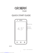 Alcatel 4060S Quick Start Manual