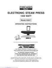 Chicago Electric 94627 Operating Instructions Manual