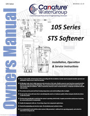 Canature 105 Series Installation, Operation & Service Instructions
