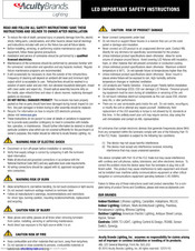 Lithonia Lighting LDN4 SQ Installation Instructions Manual
