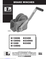 Dutton-Lainson B2500 Manual