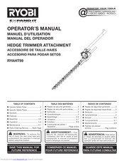 Ryobi RYAHT99 Operator's Manual