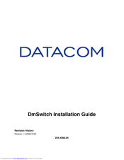 Datacom DmSwitch 2000 Series Installation Manual