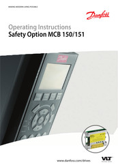 Danfoss VLT Safety Option MCB 150 Operating Instructions Manual