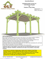 OLT 12x16 Breeze Pergola Assembly Manual