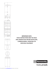 Hamworthy PV125he Installation, Commisioning And Maintenance Instructions