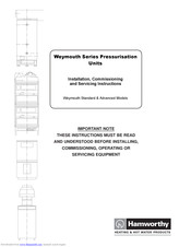 Hamworthy Weymouth Advanced Installation, Commissioning And Servicing Instructions