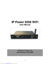 Aviosys IP Power 9258 WiFi User Manual