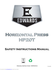 Edwards HP20T Safety & Instruction Manual