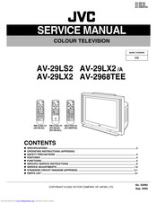 JVC AV-29LX2A Service Manual
