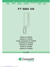 Comelit FT SB2 09 Technical Sheet
