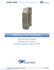 GV D1130S Instruction Manual