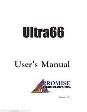 Promise Technology Ultra66 User Manual
