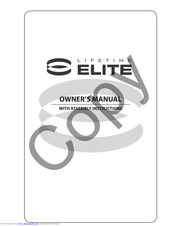 Lifetime FREESTANDING
POWER LIFT 71730 Owner's Manual With Assembly Instructions