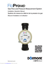 Dormont FloPro-MD Installation & Operation Manual