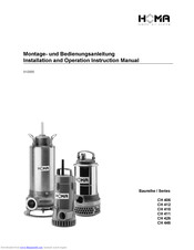 Homa CH 426 Series Installation And Operation Instruction Manual