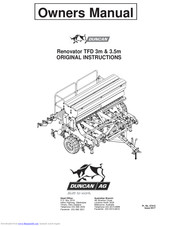 Duncan Renovator TFD Original Instructions Manual