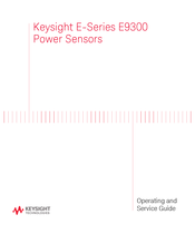Keysight Technologies E9301A Operating And Service Manual