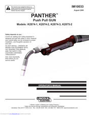 Lincoln Electric PANTHER K2874-3 Operator's Manual