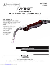 Lincoln Electric PANTHER K2874-1 Operator's Manual
