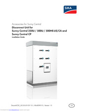 SMA Sunny Central 500U Installation Manual