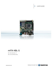 Kontron mITX-KBL-S User Manual