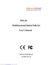 ShinewayTech OTS-20 Series User Manual