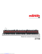 marklin 37758 Manual