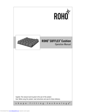 ROHO SFLX1816C Operation Manual