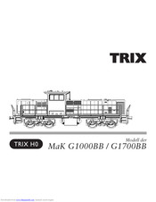 Trix Mak G1000BB Manual