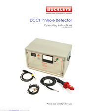 Buckleys DCCT Operating Instructions Manual