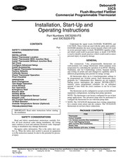 Carrier Debonair 33CS250-FS Installation, Start-Up, And Operating Instructions Manual