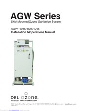 Del ozone AGW-4025 Installation & Operation Manual