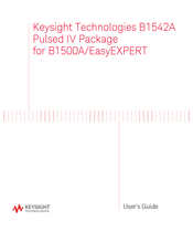 Keysight Technologies B1542A Pulsed IV Package User Manual