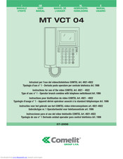 Comelit COMTEL MT VCT 04 User Manual