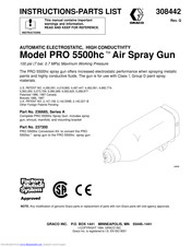 Graco PRO 5500hc Instructions And Parts List